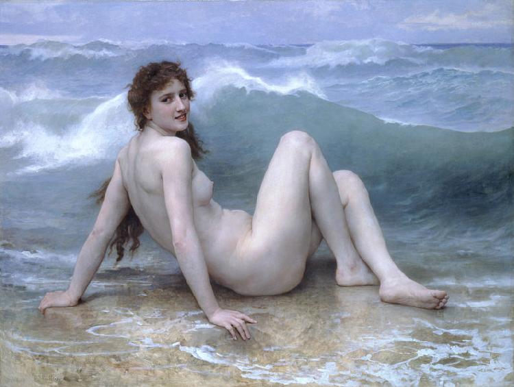 William-Adolphe Bouguereau The Wave France oil painting art